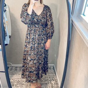 Cleobella Carly Tiered Ankle Dress Cotton Paisley XS